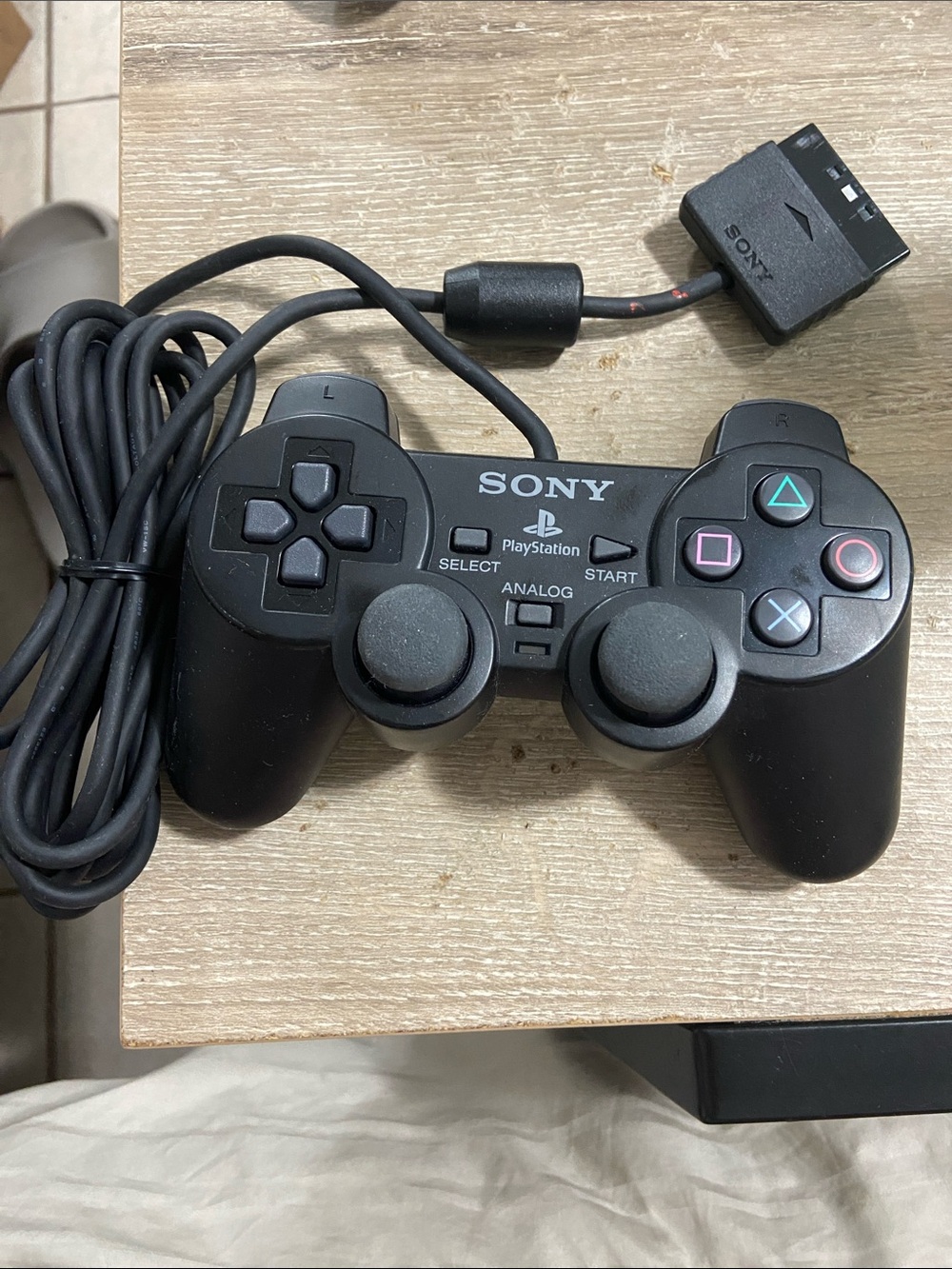OEM PLAYSTATION 2 PS2 DUALSHOCK 2 CONTROLLER GAMEPAD SCPH-10010 BLACK